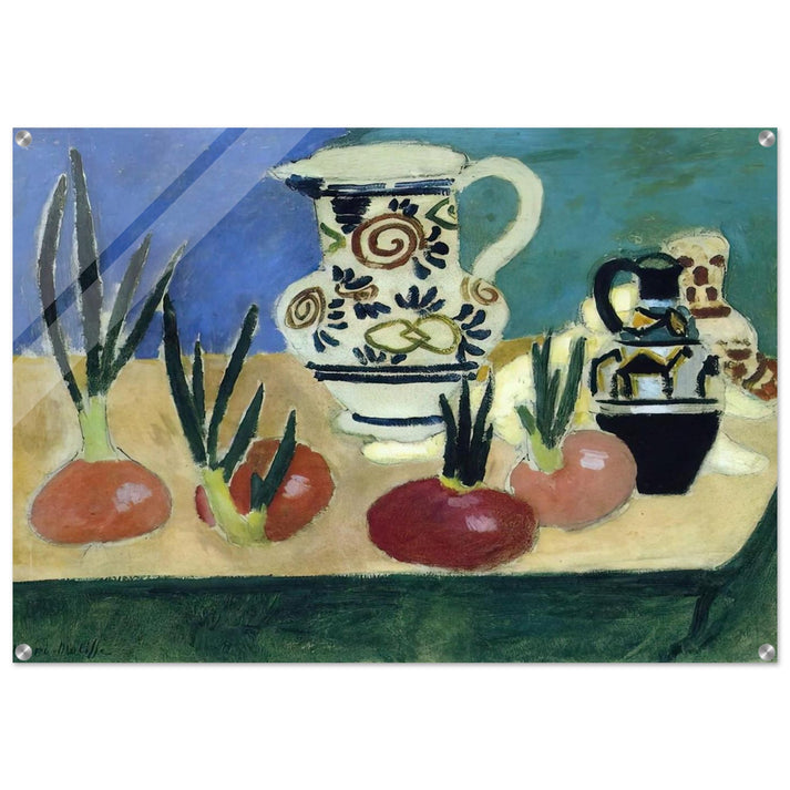 THE RED ONIONS 1906 - Henri Matisse Acrylic Print - 70x100 cm / 28x40″ inches