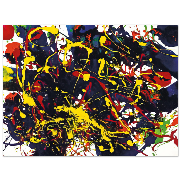 Sam Francis - Untitled SFP94-79 SFF 1755 75x100 cm / 30x40inches Fine Art Poster