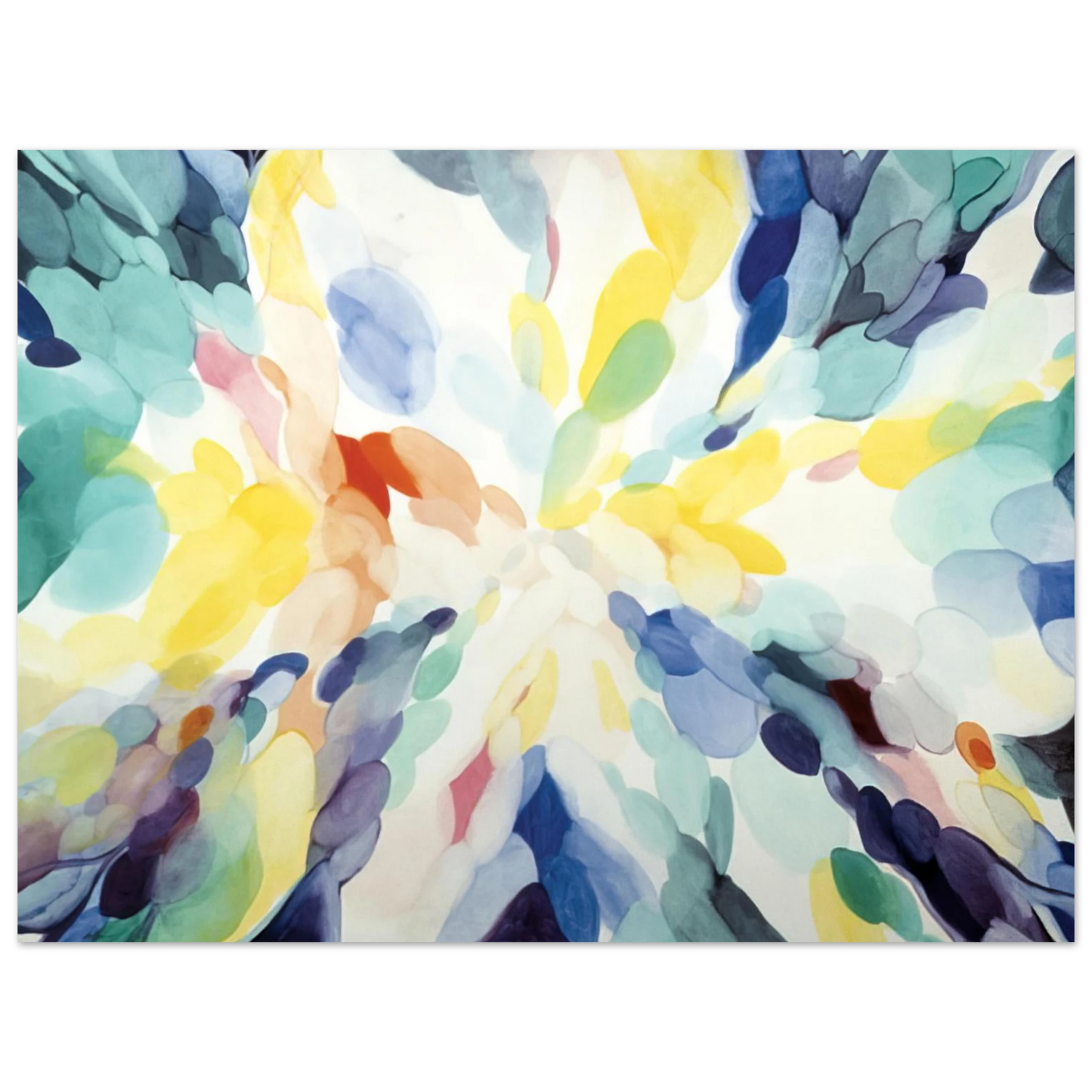 Alice Baber - Wheel of Day 75x100 cm / 30x40inches Fine Art Poster