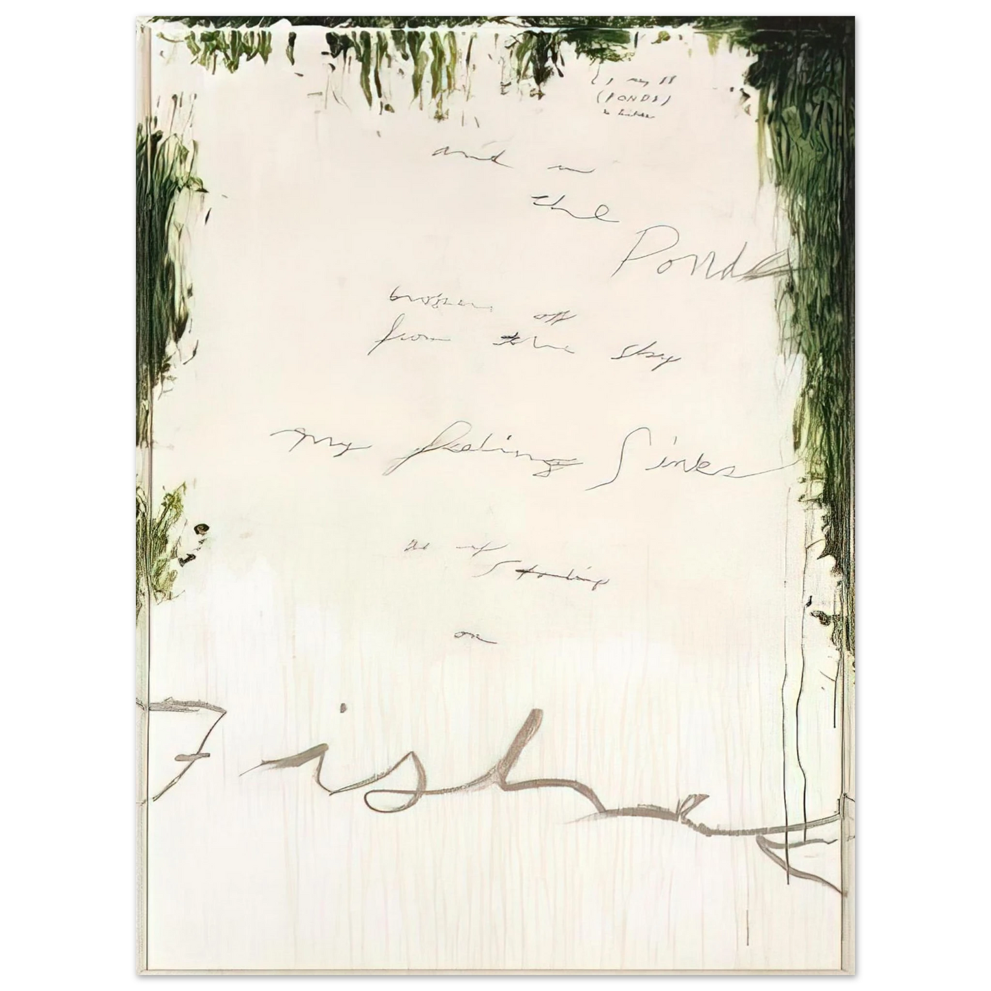 Cy Twombly - Untitled Part I 75x100 cm / 30x40inches Fine Art Poster