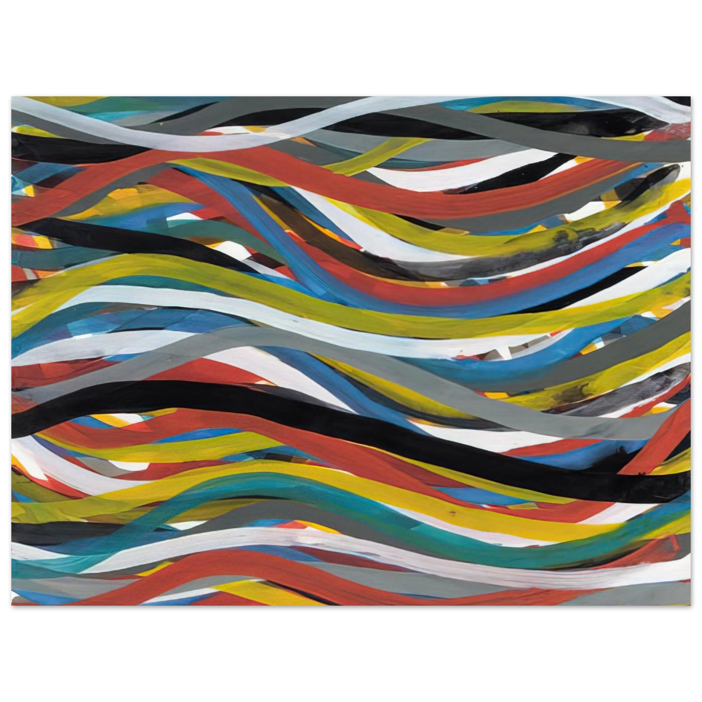 Sol LeWitt - Untitled Ribbons 75x100 cm / 30x40inches Fine Art Poster