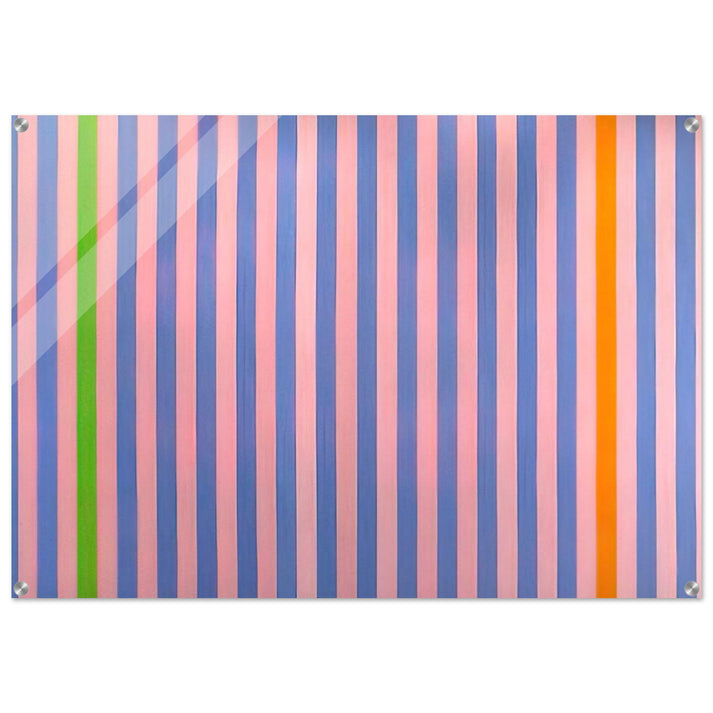Sweet Score-Skylark - 1960 - Gene Davis Acrylic Print - 70x100 cm / 28x40″ inches