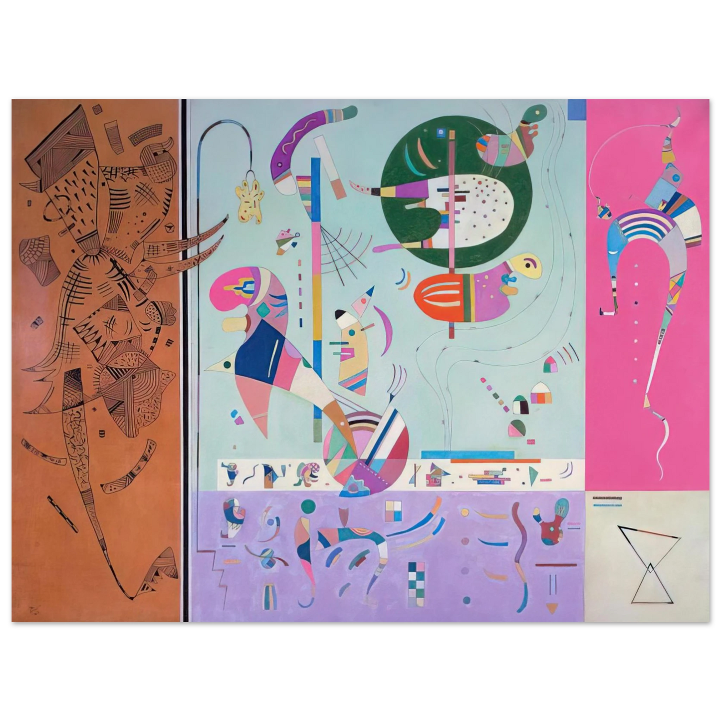 Wassily Kandinsky - VARIOUS PARTS 1940 75x100 cm / 30x40inches Fine Art Poster
