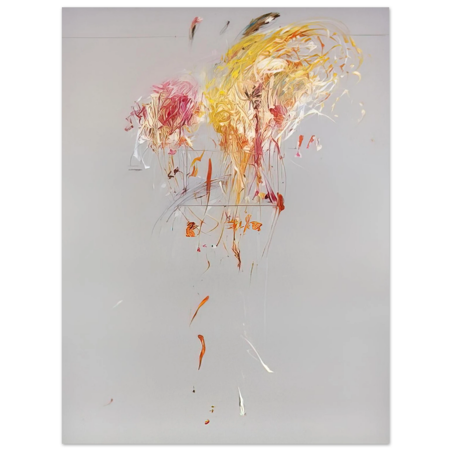 Cy Twombly - Nine Discourses on Commodus, Part IX 75x100 cm / 30x40inches Fine Art Poster