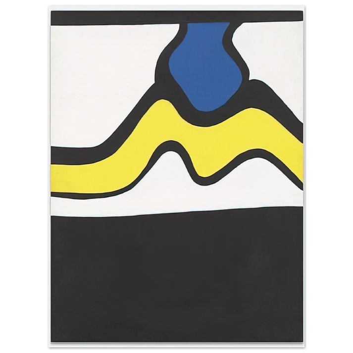 Nicholas Krushenick - Untitled - 1961 75x100 cm / 30x40inches Fine Art Poster
