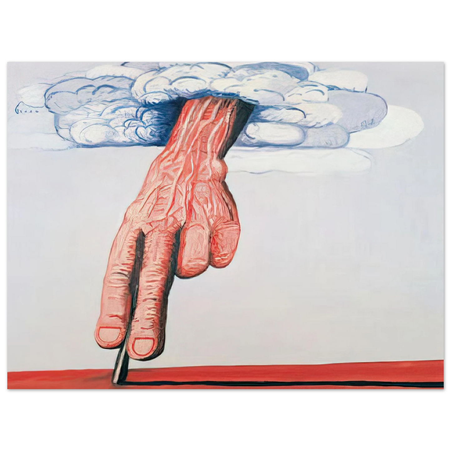 Philip Guston - LINE 75x100 cm / 30x40inches Fine Art Poster