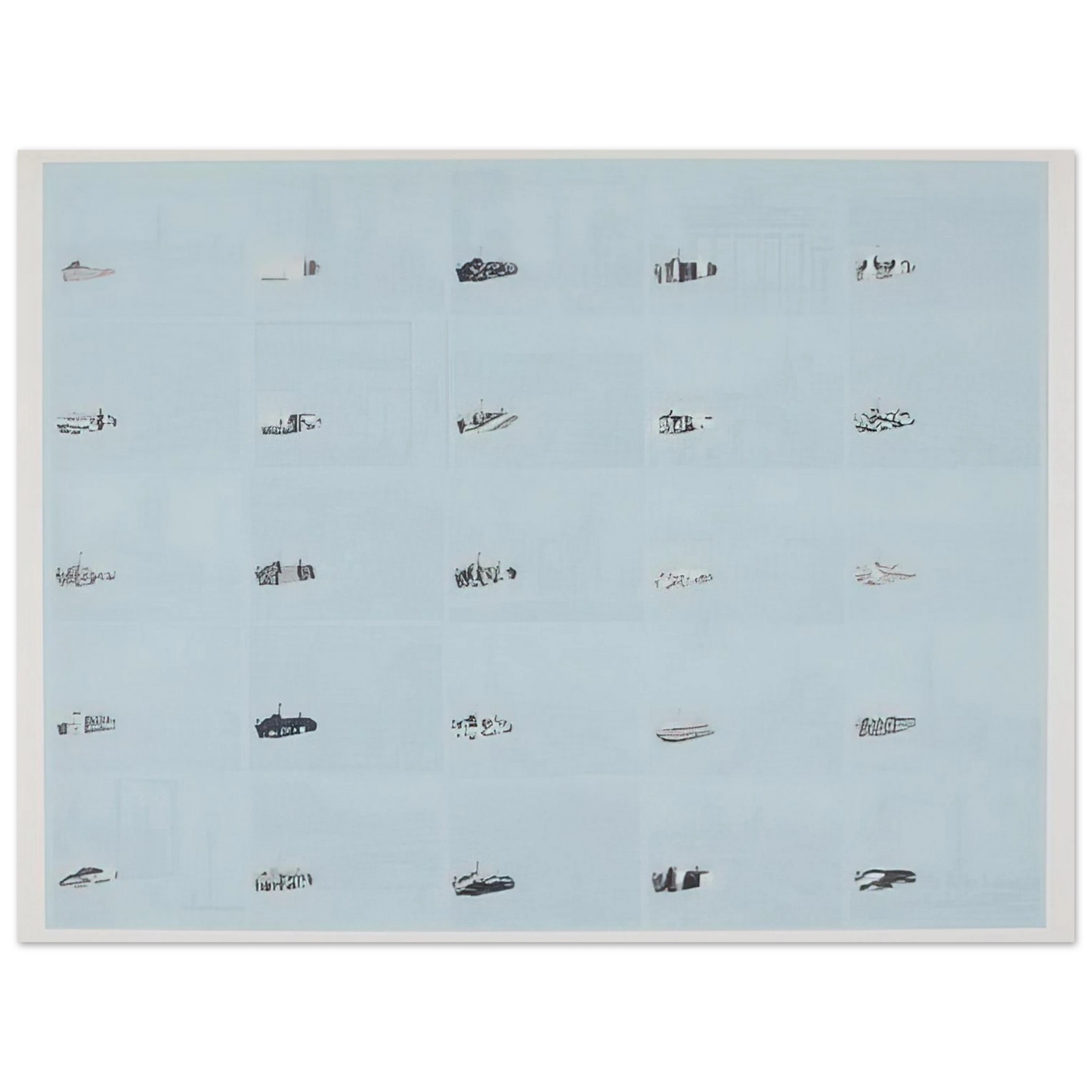 Dieter Roth - Düsseldorf - 1970 75x100 cm / 30x40inches Fine Art Poster