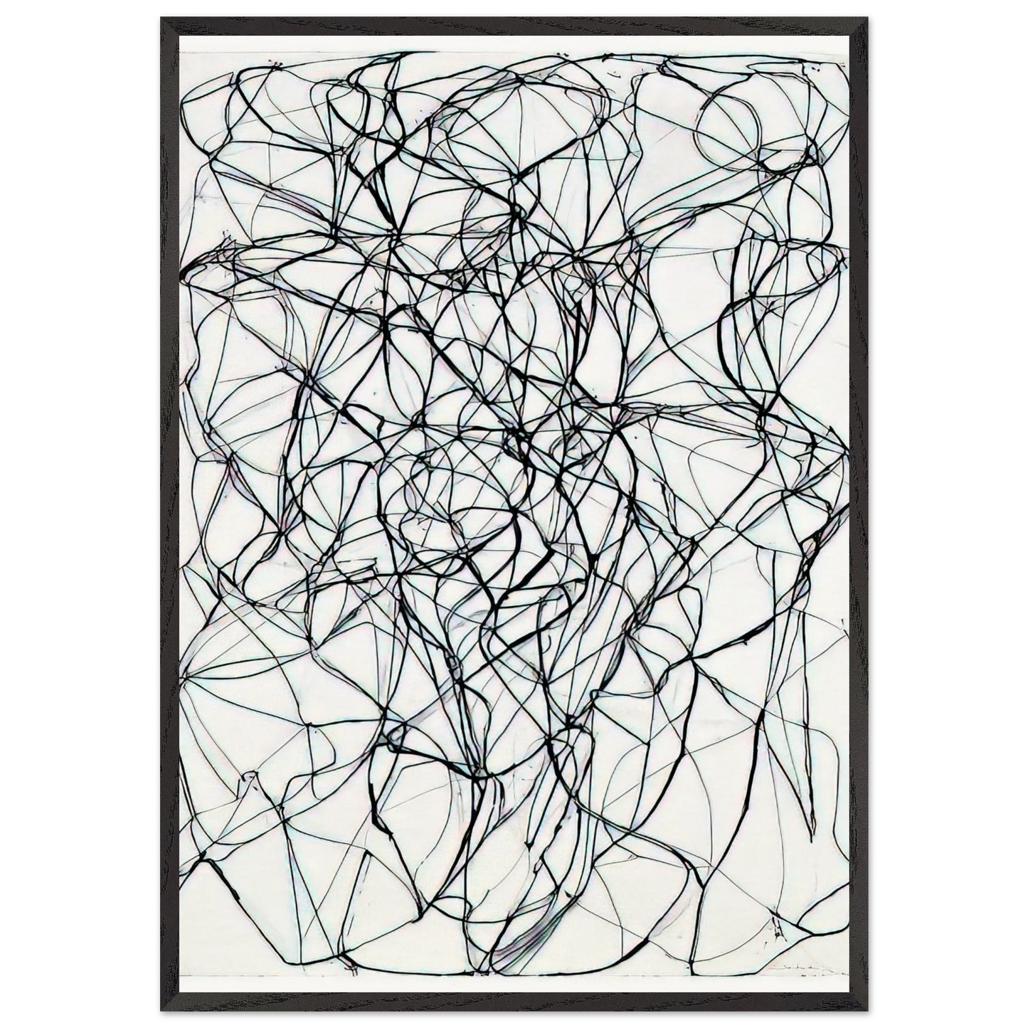 Venus - 1991 - Brice Marden 70x100 cm / 28x40 inches Framed Art Print – Black Wooden Frame