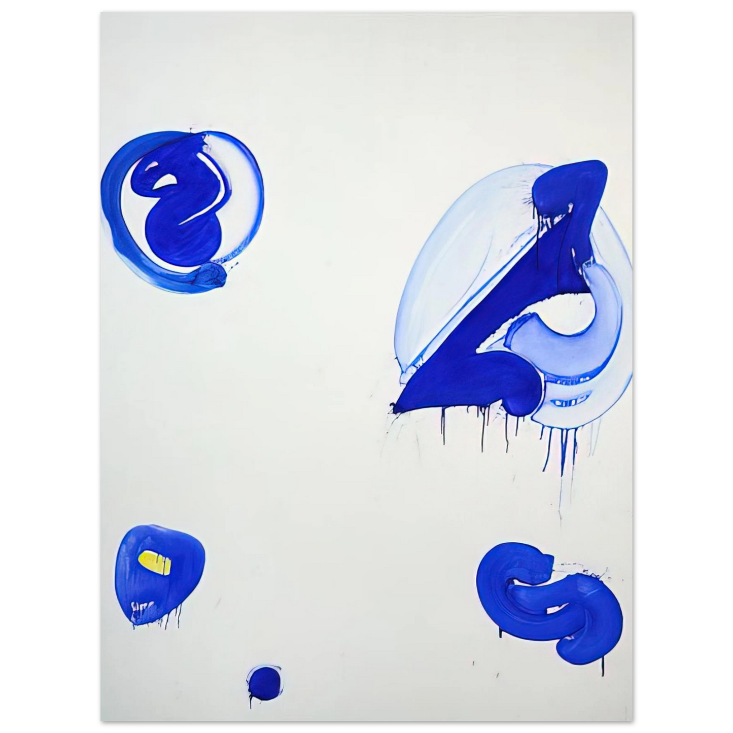 Sam Francis - Blue Balls V 75x100 cm / 30x40inches Fine Art Poster