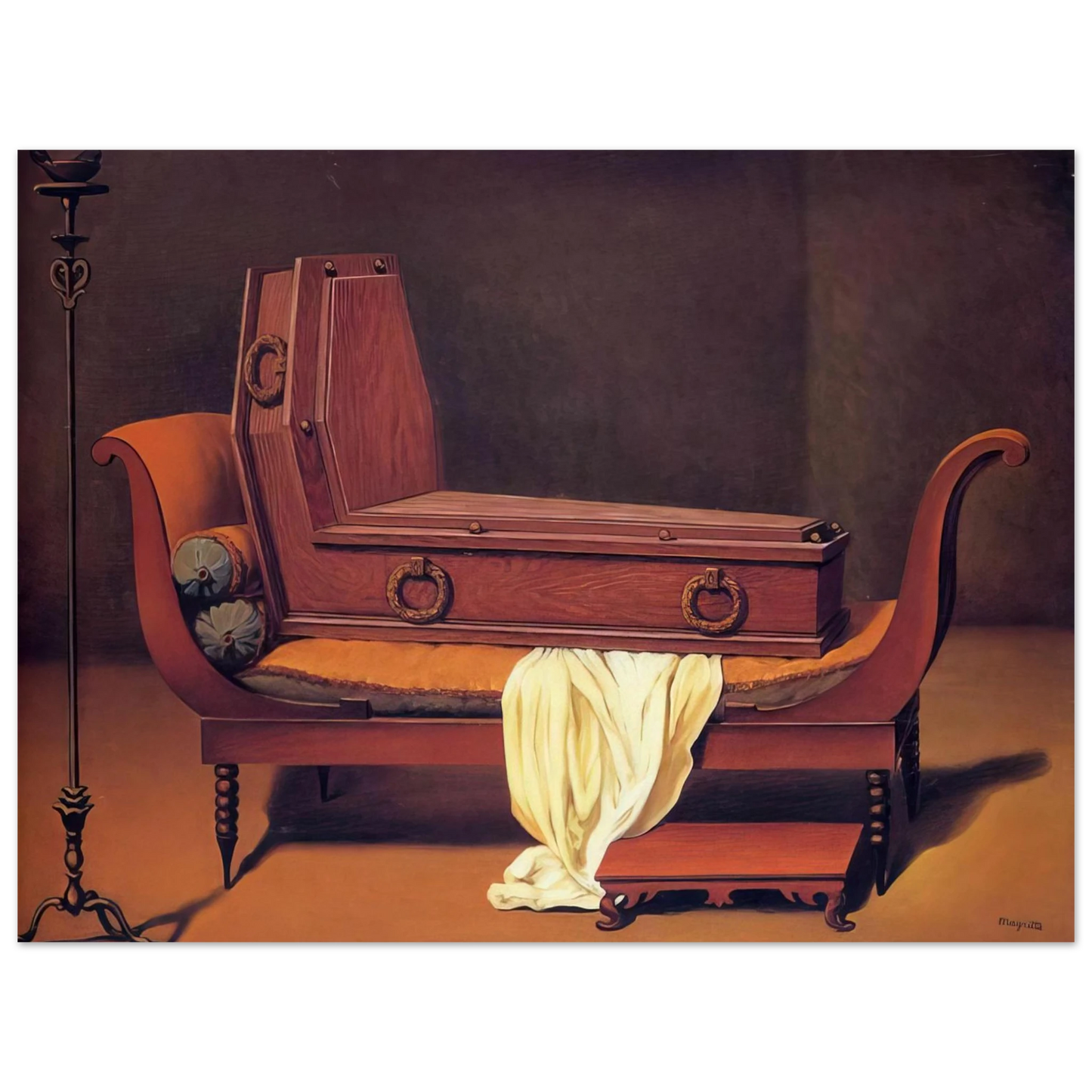 Rene Magritte - PERSPECTIVE MADAME RECAMIER BY DAVID 1949 75x100 cm / 30x40inches Fine Art Poster