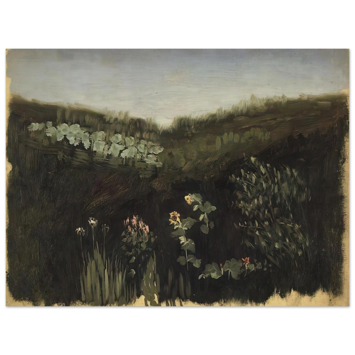 Arkhyp Kuindzhi - Sunflowers. Crimea 75x100 cm / 30x40inches Fine Art Poster