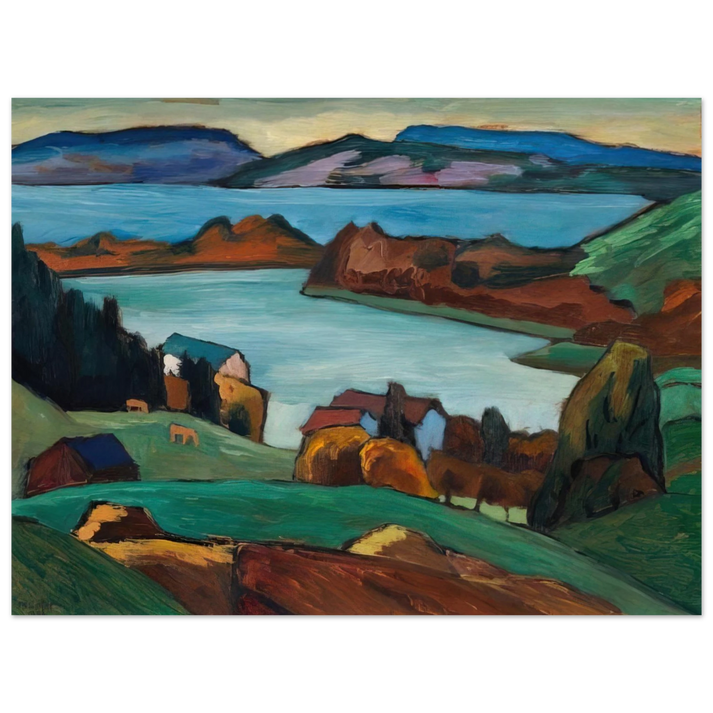 Gabriele Munter - STAFFELSEE 1934 75x100 cm / 30x40inches Fine Art Poster