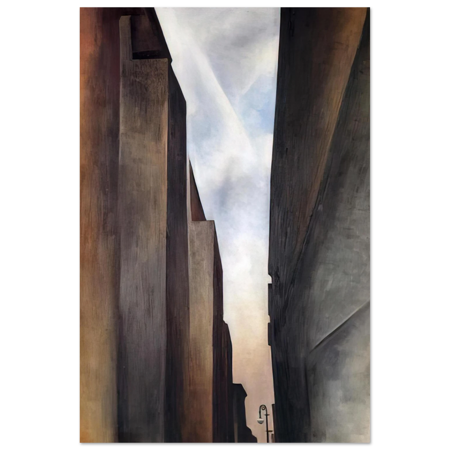 Georgia O'Keeffe - Street of New York II Fine Art Poster