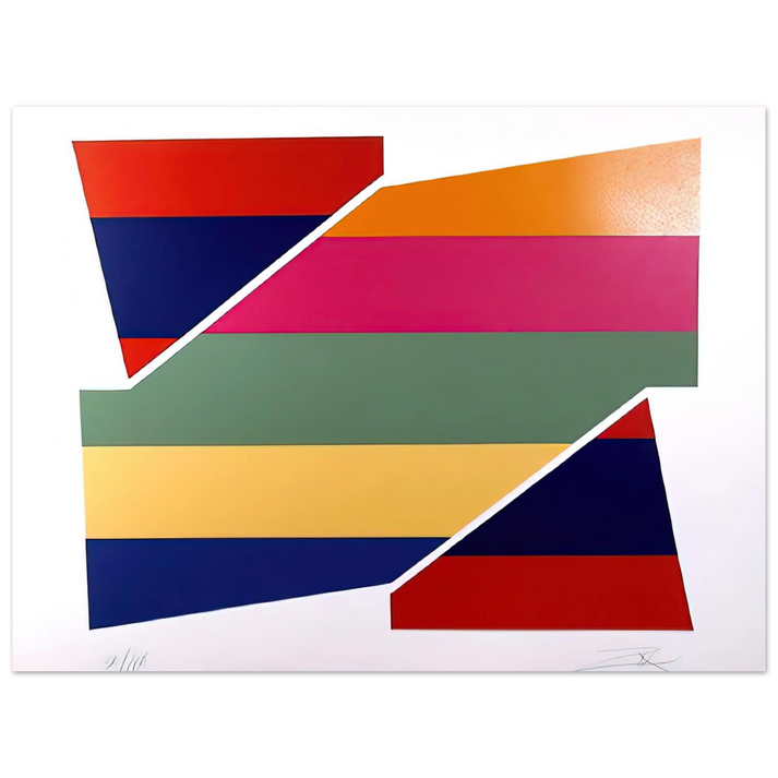 Larry Zox - Rotation I - 1980 75x100 cm / 30x40inches Fine Art Poster
