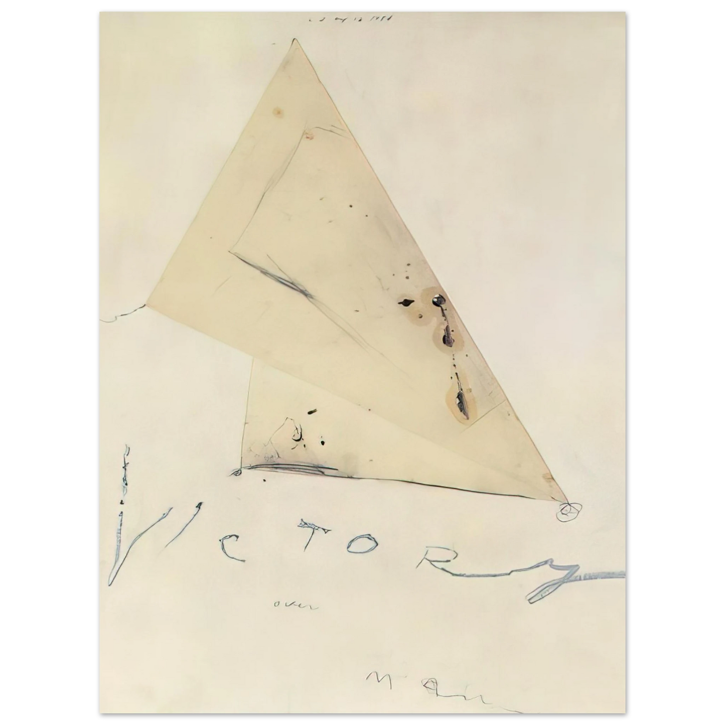 Cy Twombly - Victory 75x100 cm / 30x40inches Fine Art Poster