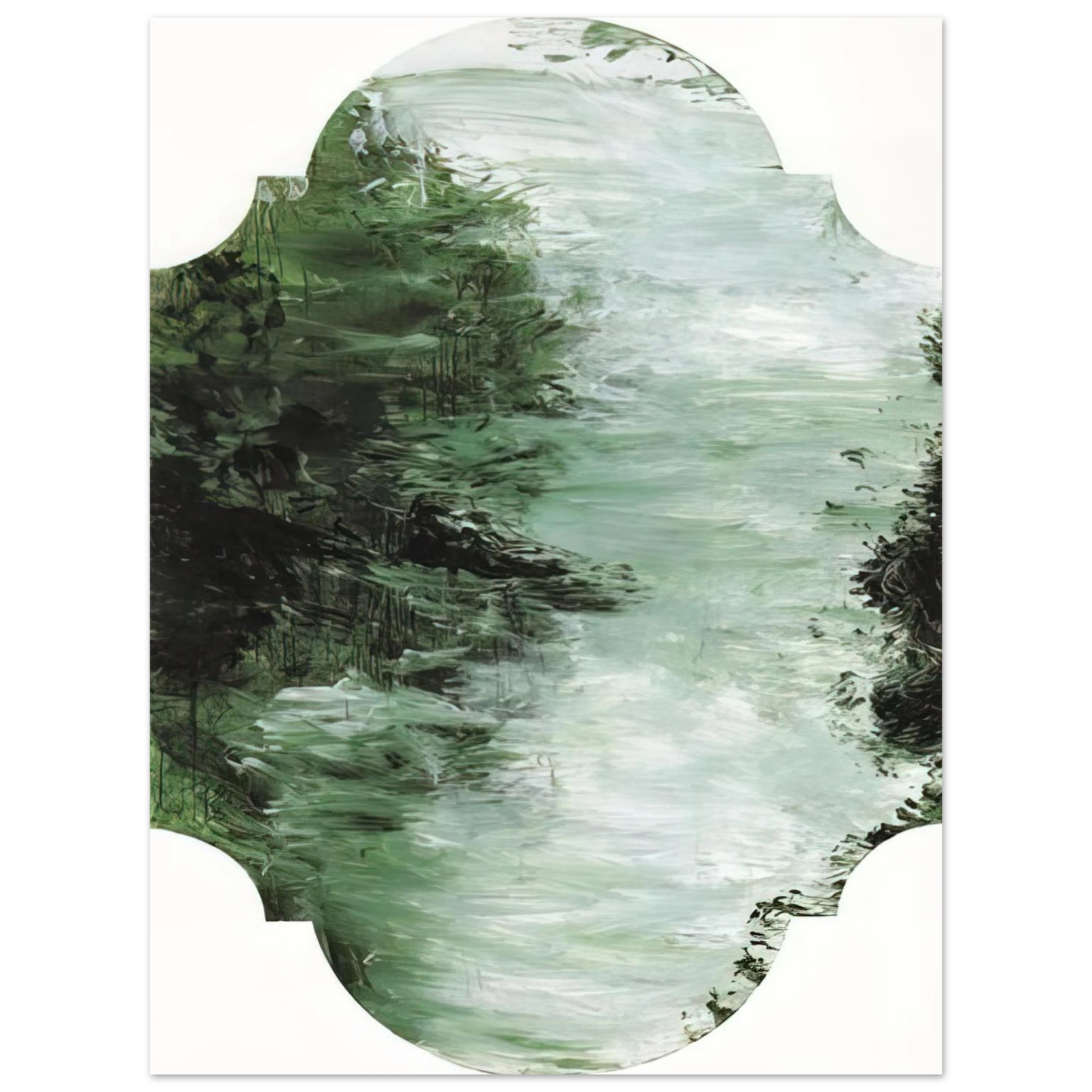 Cy Twombly - Untitled Part VI 75x100 cm / 30x40inches Fine Art Poster