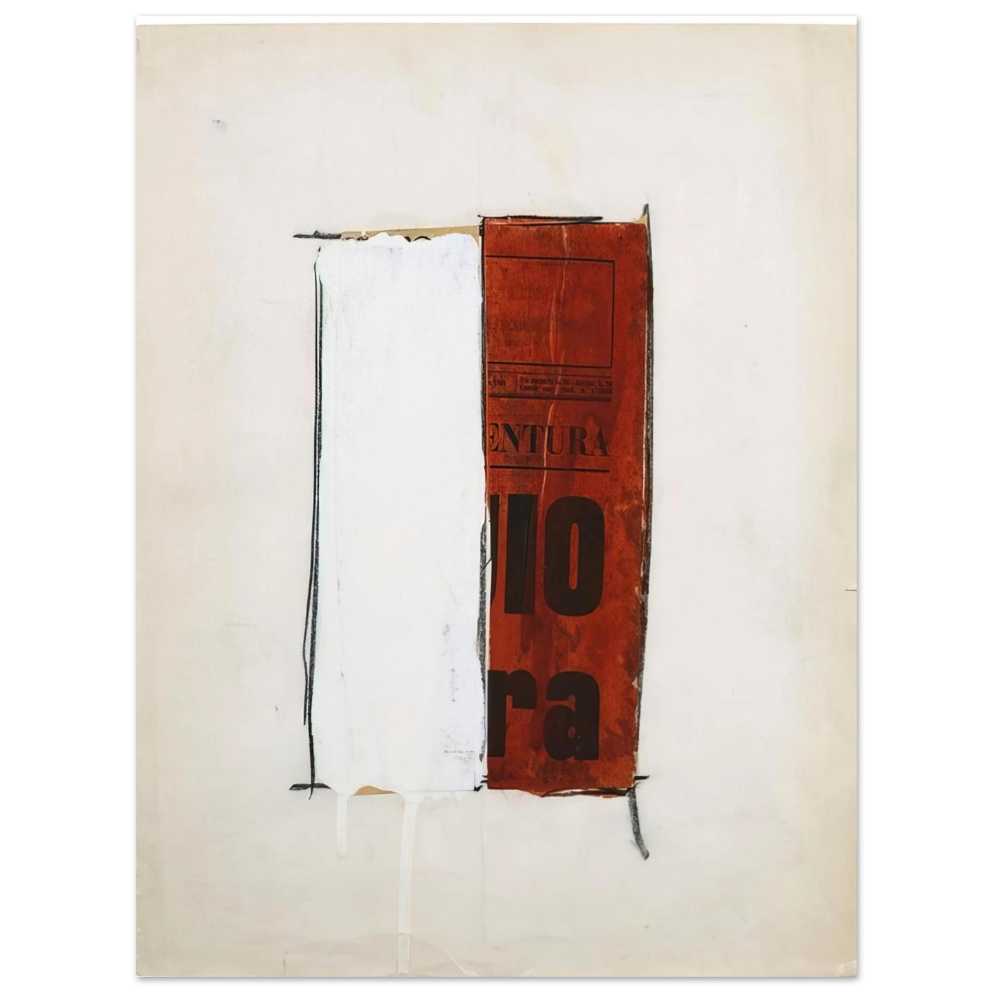 Mario Schifano - Untitled - 1961 75x100 cm / 30x40inches Fine Art Poster