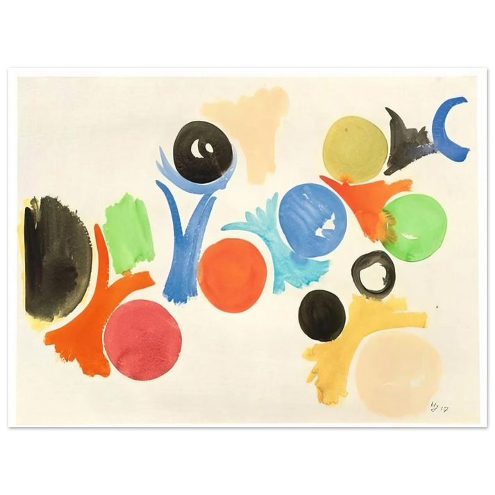 Alfred Manessier - Untitled - 1957 75x100 cm / 30x40inches Fine Art Poster