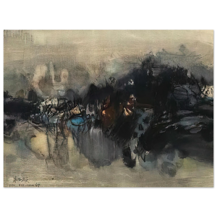 Chu teh Chun - UNTITLED 1964 75x100 cm / 30x40inches Fine Art Poster