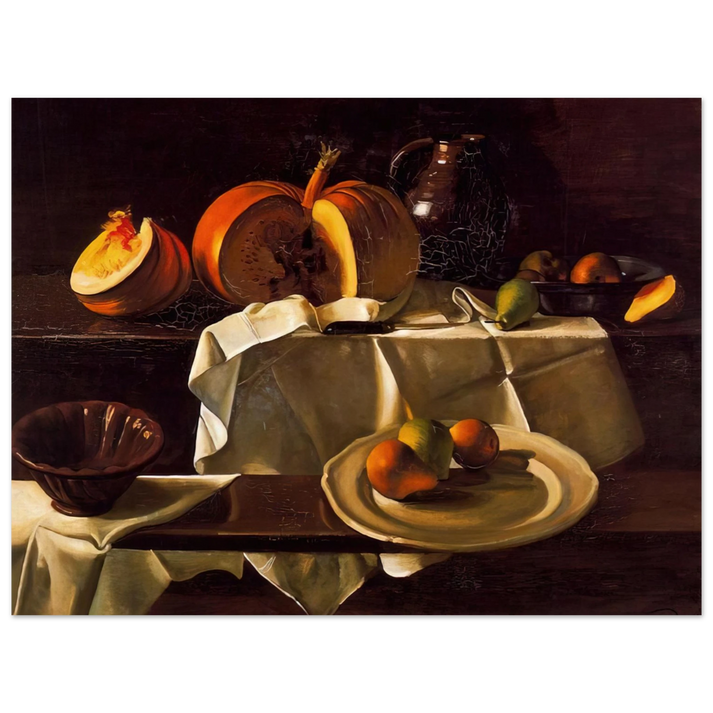 Andre Derain - THE STILL LIFE WITH PUMPKIN 1939 75x100 cm / 30x40inches Fine Art Poster