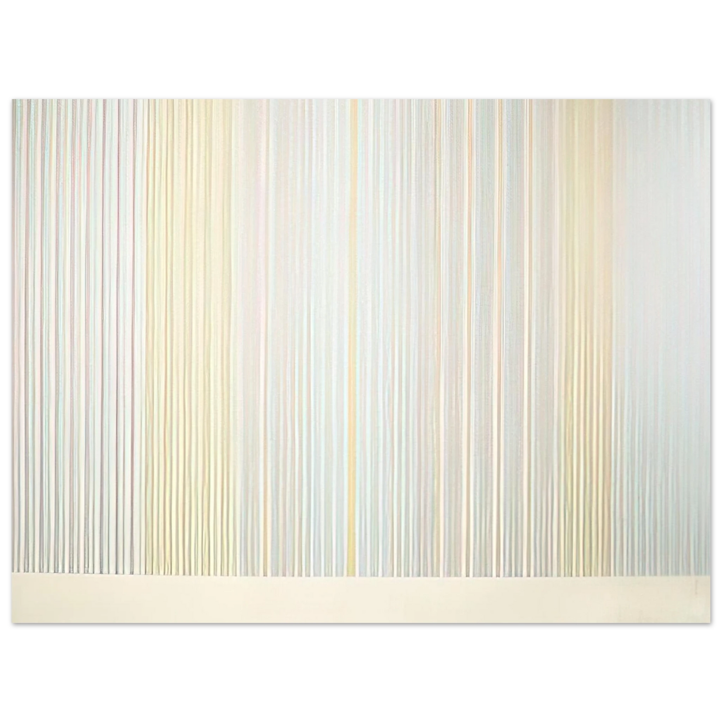 Gene Davis - Renoir's Curtain - 1977 75x100 cm / 30x40inches Fine Art Poster