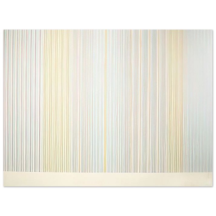 Gene Davis - Renoir's Curtain - 1977 75x100 cm / 30x40inches Fine Art Poster