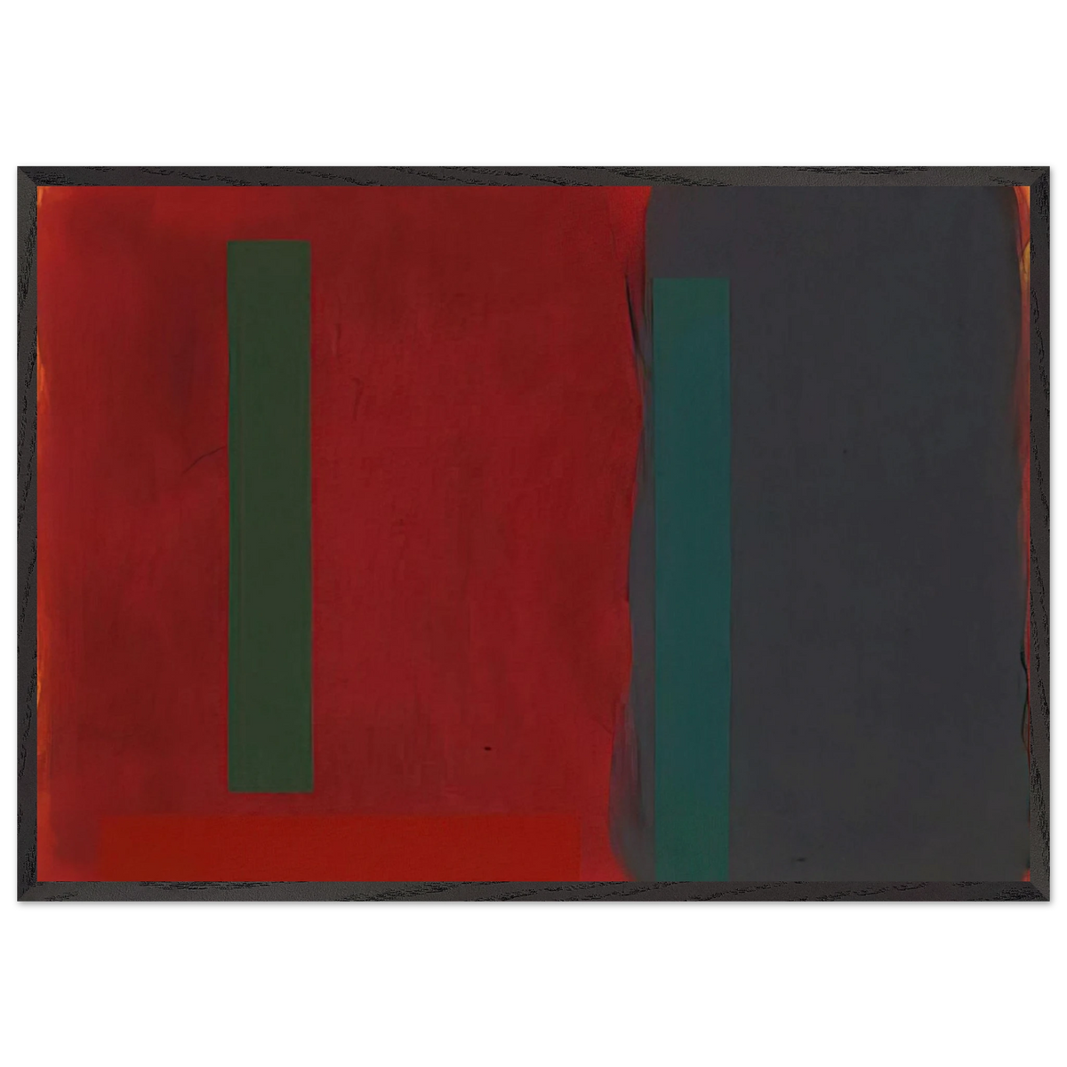 Paris Green - 1990 - Doug Ohlson 70x100 cm / 28x40 inches Framed Art Print – Black Wooden Frame