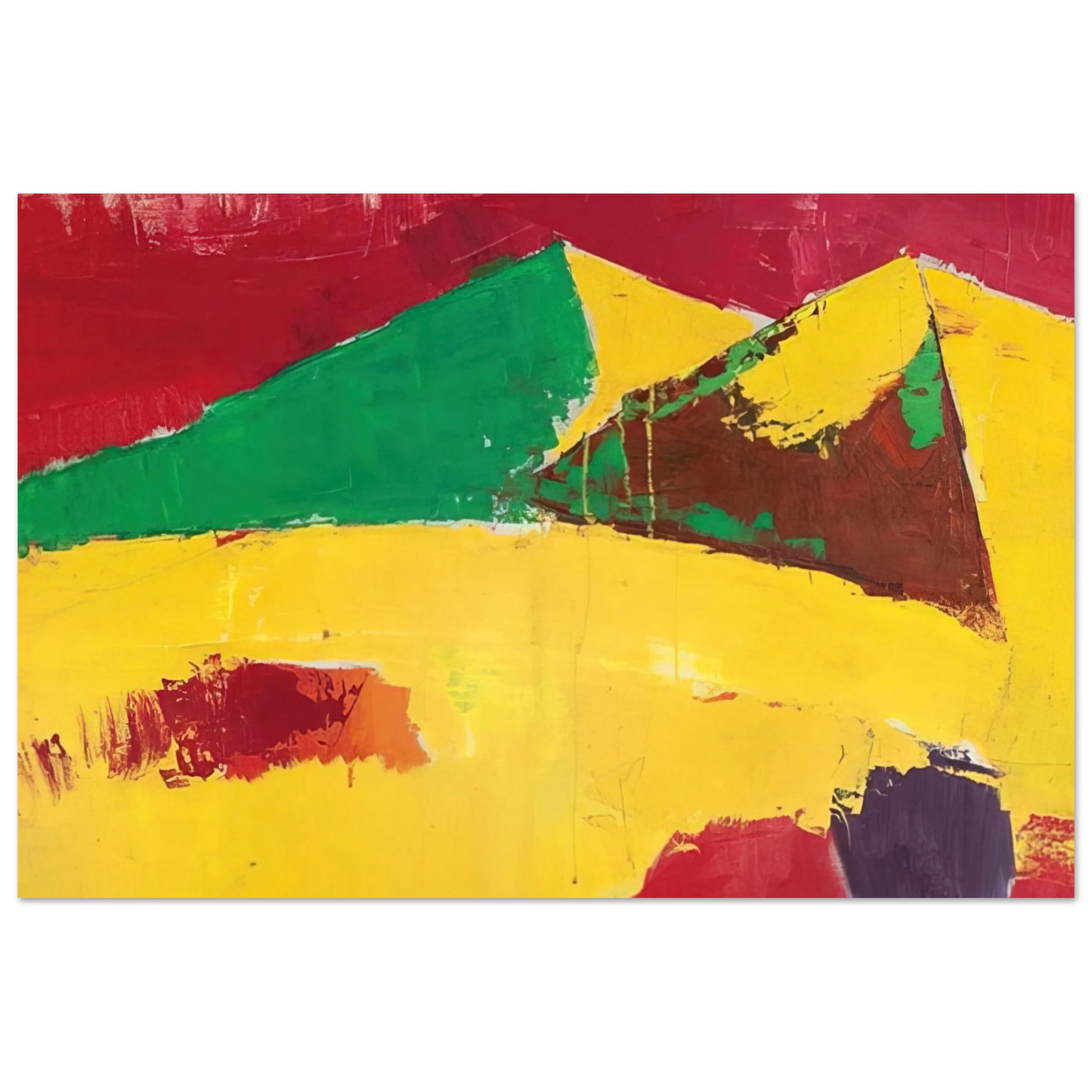 Nicolas de Stael - Sicile Agrigente - 1953 Fine Art Poster