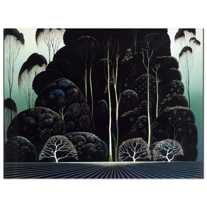 Eyvind Earle - Eucalyptus 75x100 cm / 30x40inches Fine Art Poster