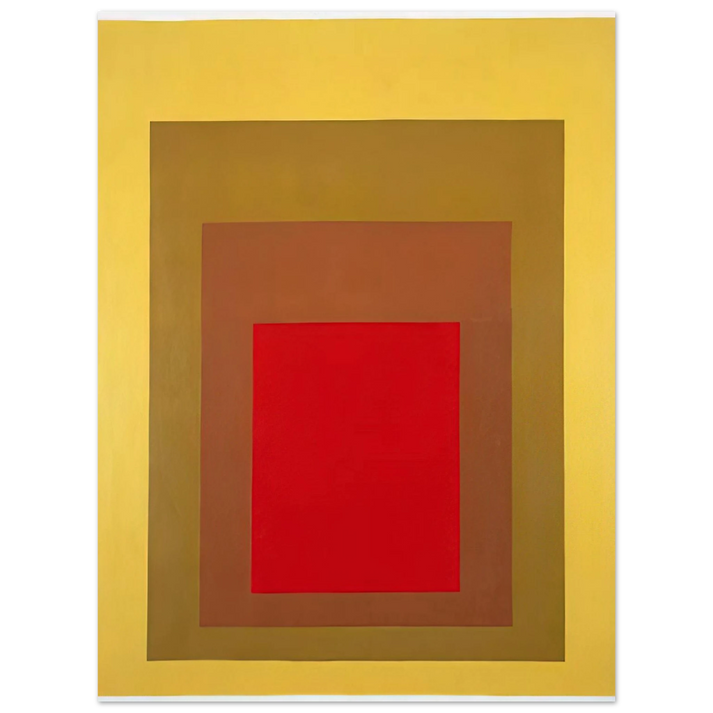 Josef Albers - HOMAGE TO THE SQUARE 1967 1 75x100 cm / 30x40inches Fine Art Poster