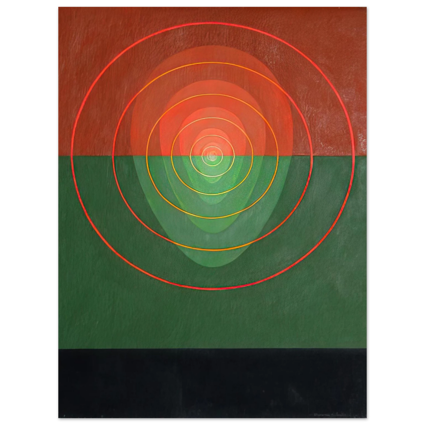 Clarence Holbrook Carter - Mandala No. 2 - 1968 75x100 cm / 30x40inches Fine Art Poster