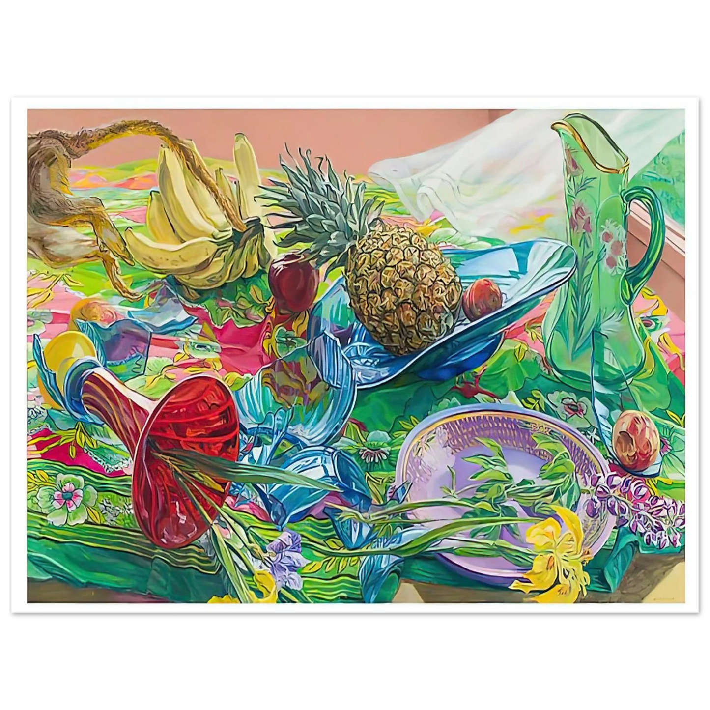 Janet Fish - MONKEY BUSINESS 2005 75x100 cm / 30x40inches Fine Art Poster