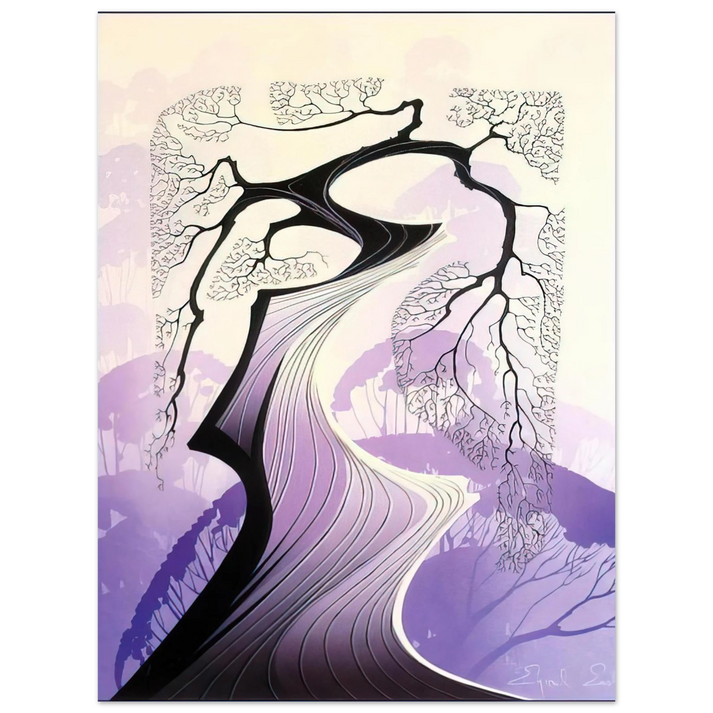 Eyvind Earle - Carmel Cypress 75x100 cm / 30x40inches Fine Art Poster
