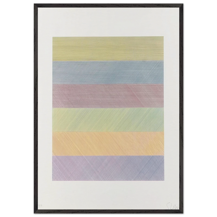 Untitled from Composite Series - Sol LeWitt 70x100 cm / 28x40 inches Framed Art Print – Black Wooden Frame