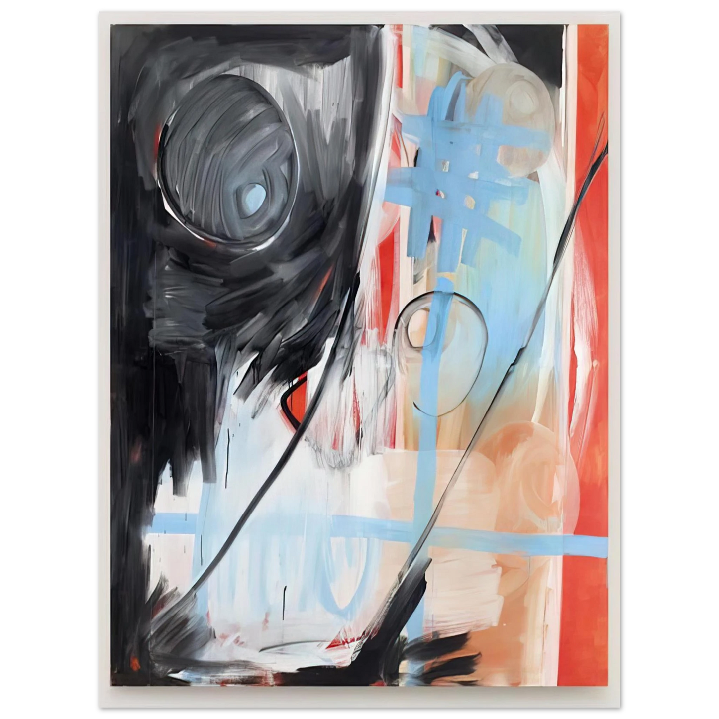 Michel Majerus - MoM Block Nr. 6 - 1999 75x100 cm / 30x40inches Fine Art Poster
