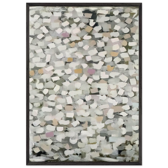 Number 1 - 1952 - Bradley Walker Tomlin 70x100 cm / 28x40 inches Framed Art Print – Black Wooden Frame