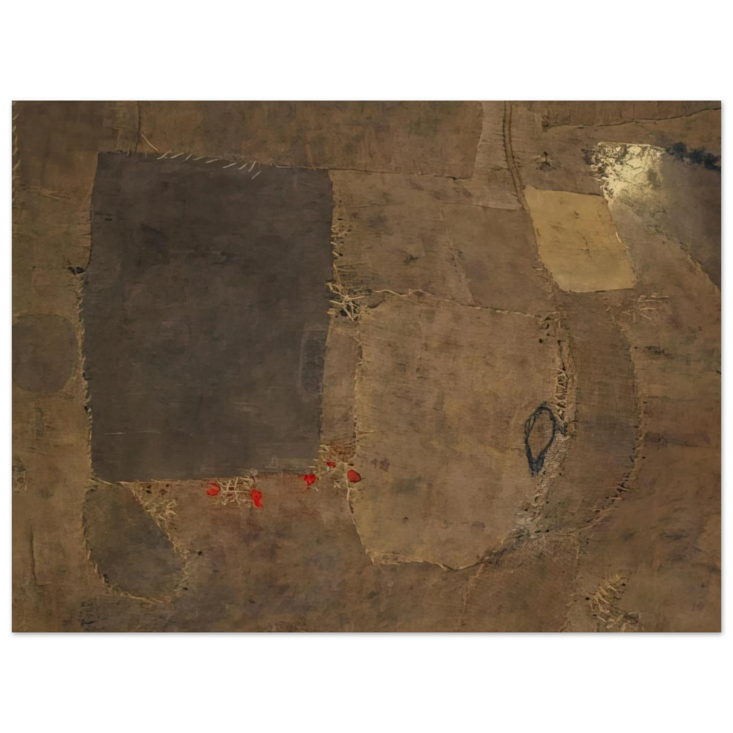 Alberto Burri - Composition 75x100 cm / 30x40inches Fine Art Poster