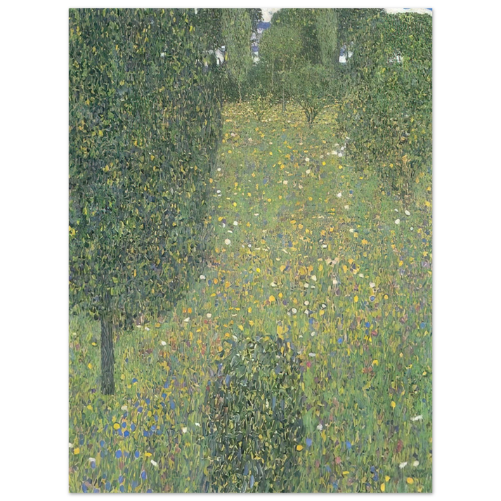 Gustav Klimt - LANDSCAPE GARDEN MEADOW IN FLOWER 75x100 cm / 30x40inches Fine Art Poster