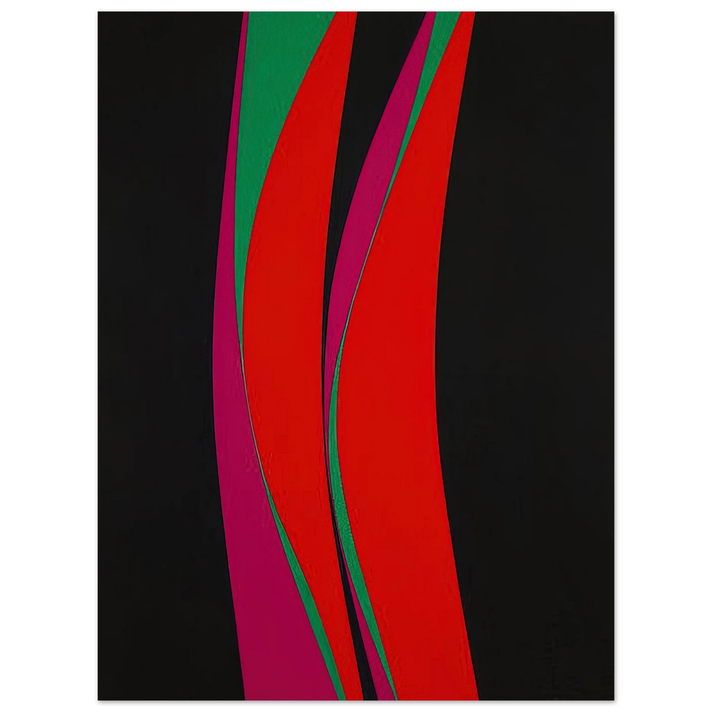Lorser Feitelson - Untitled February 4 - 1967 75x100 cm / 30x40inches Fine Art Poster