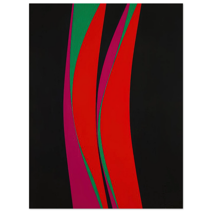 Lorser Feitelson - Untitled February 4 - 1967 75x100 cm / 30x40inches Fine Art Poster