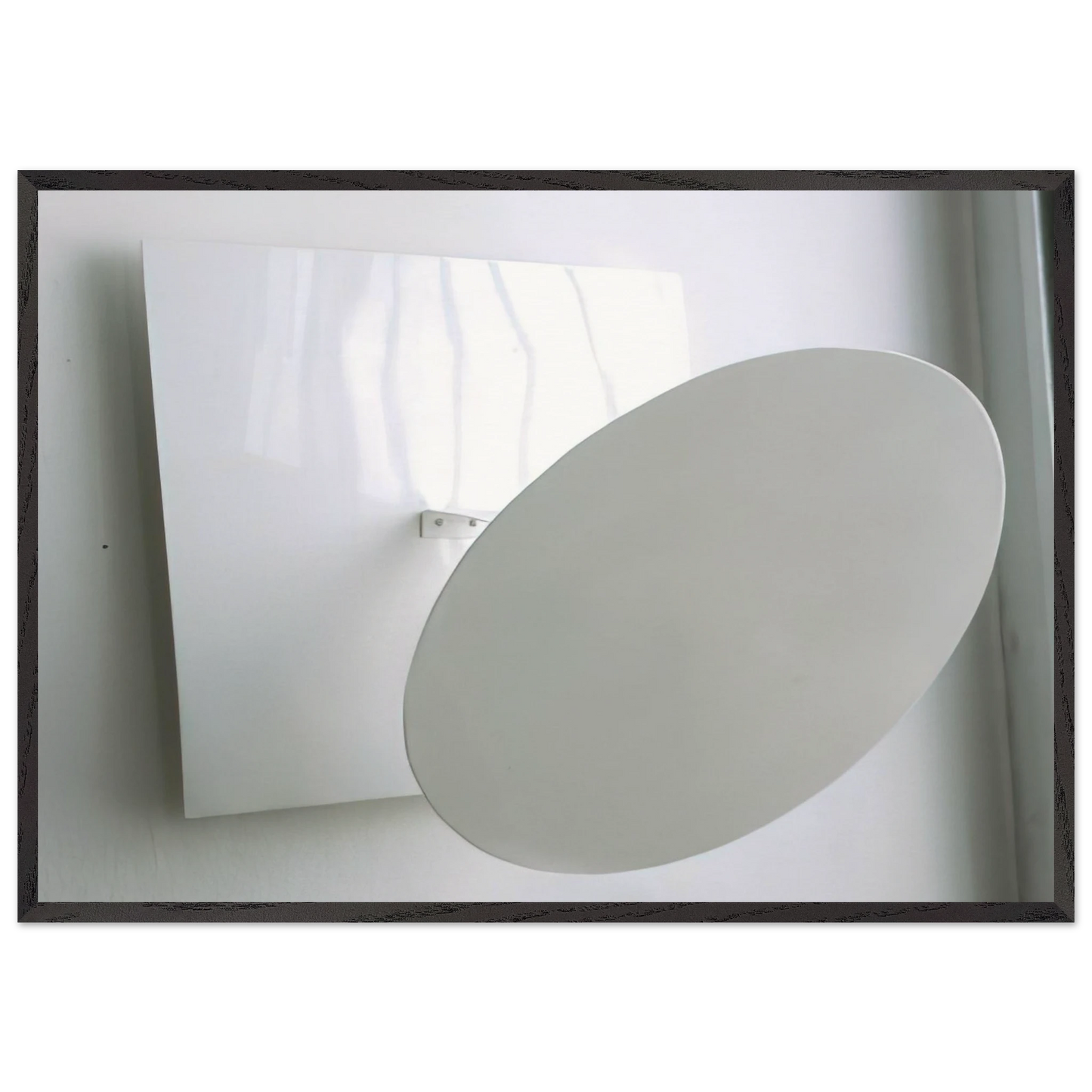 Amazonia White - 1989 - Lygia Pape 70x100 cm / 28x40 inches Framed Art Print – Black Wooden Frame
