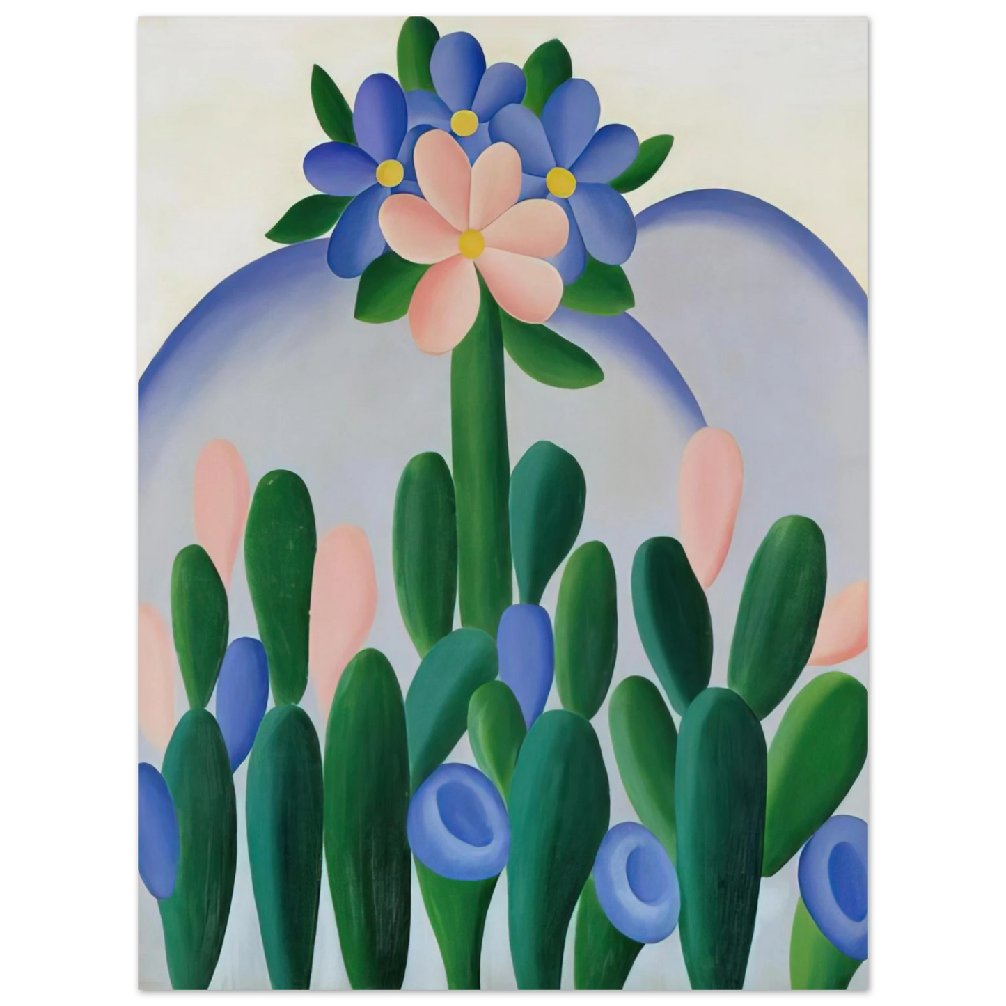 Tarsila do Amaral - Manacá 75x100 cm / 30x40inches Fine Art Poster