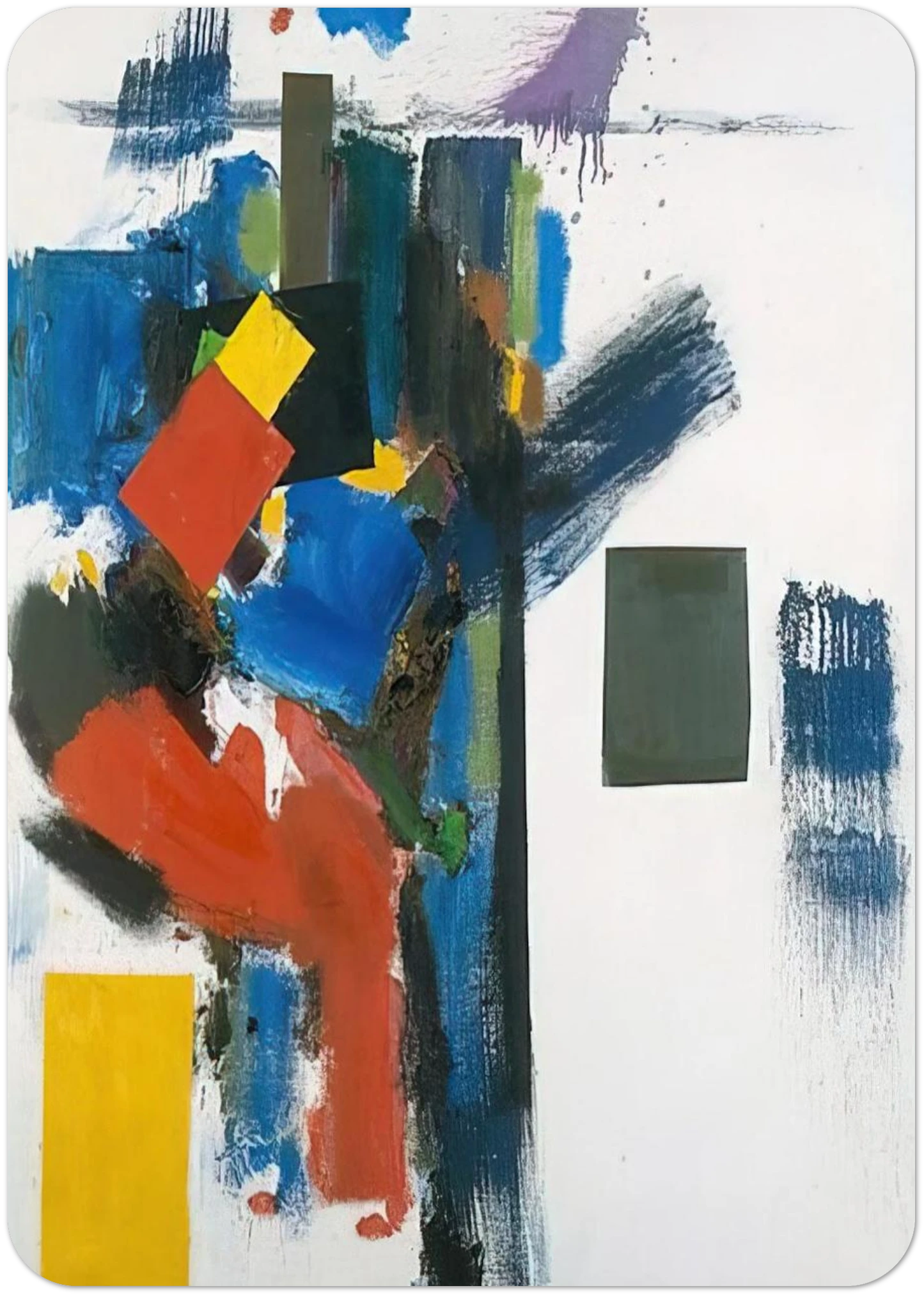 Heraldic Call By Hans Hofmann Pack of 10 Post Cards | Hans Hofmann Post Cards | A6 (10.5 x 14.8 cm) - 4.1 x 5.8 inches