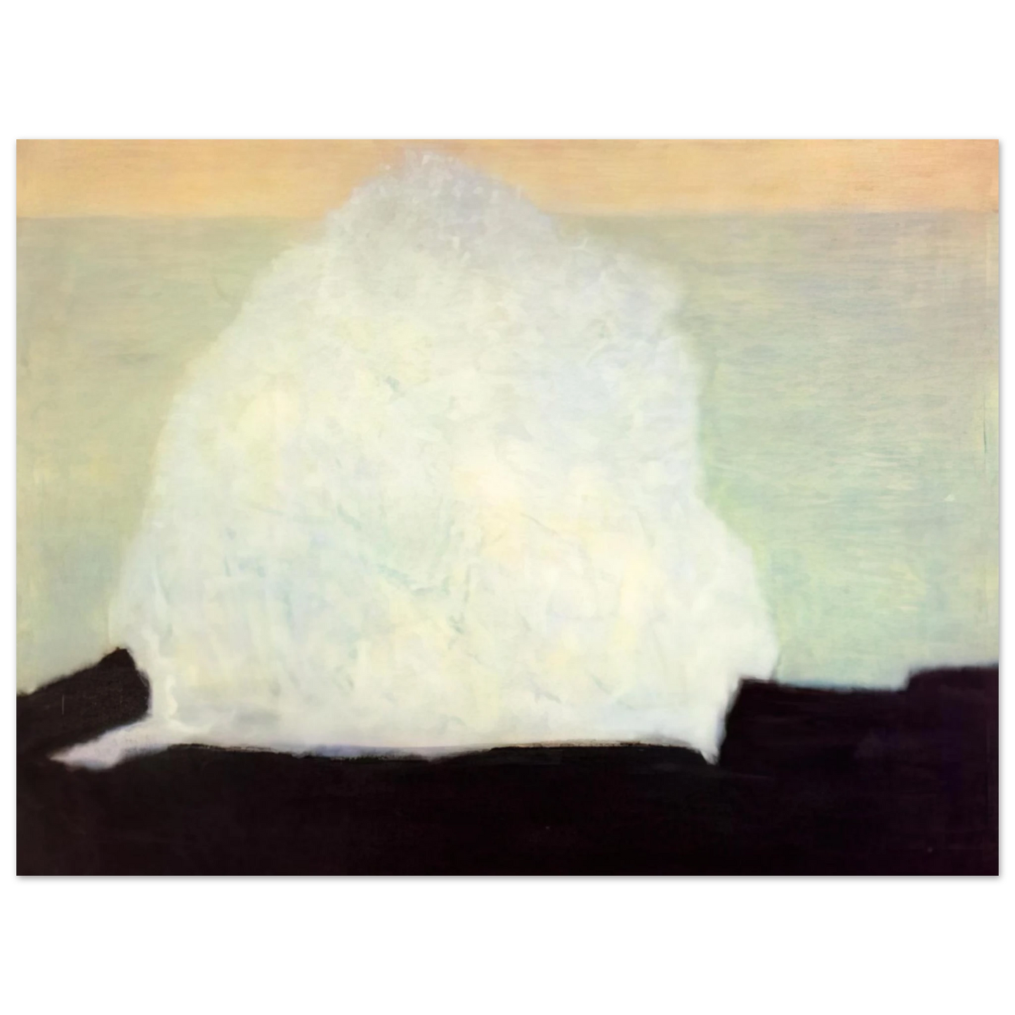 Milton Avery - White Wave - 1954 75x100 cm / 30x40inches Fine Art Poster