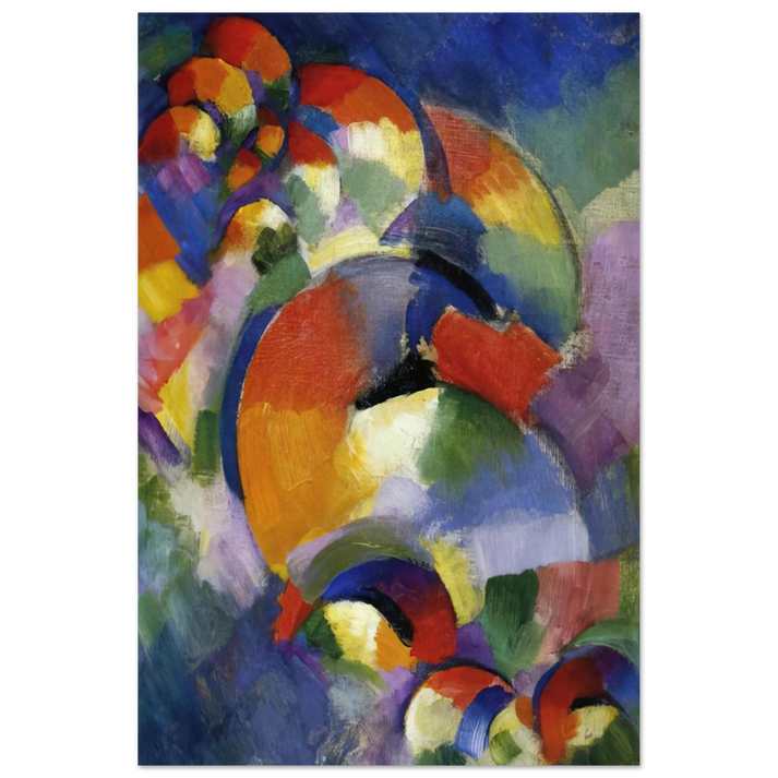 Cosmic Synchromy - 1914 - Morgan Russell Art Prints - 100x150 cm / 40x60″ inches | Morgan Russell Poster | Morgan Russell Prints