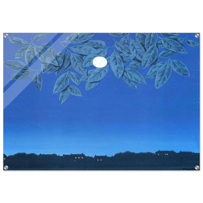 THE BLANK PAGE 1967 - Rene Magritte Acrylic Print - 70x100 cm / 28x40″ inches