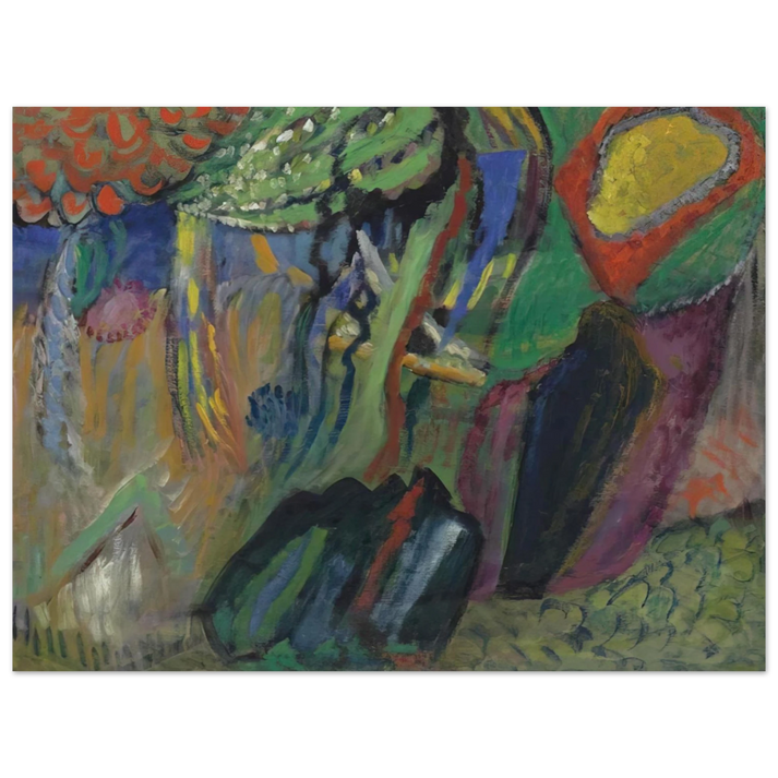 Gabriele Munter - ABSTRACT COMPOSITION 75x100 cm / 30x40inches Fine Art Poster