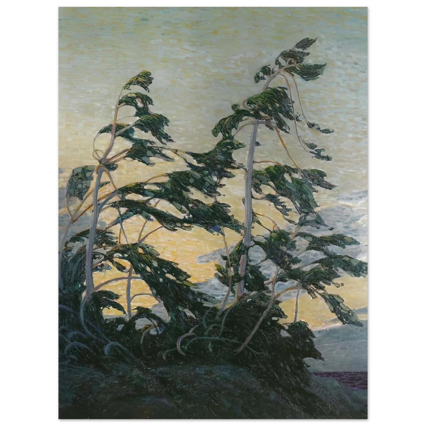 Tom Thomson - PINE ISLAND GEORGIAN BAY 1916 75x100 cm / 30x40inches Fine Art Poster