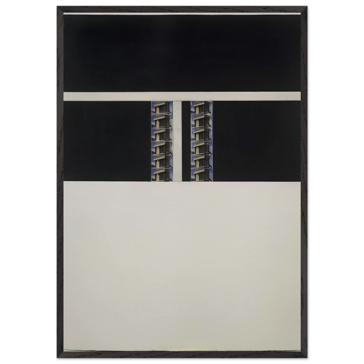 Souvenir de Grece 14 - 1974 - Brice Marden 70x100 cm / 28x40 inches Framed Art Print – Black Wooden Frame
