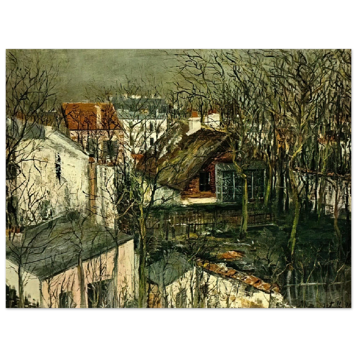Maurice Utrillo - THE BERLIOZ HOUSE 75x100 cm / 30x40inches Fine Art Poster